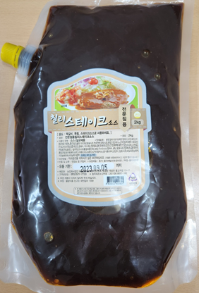 칠리 스테이크소스2kg(미트벨리)-도톰도톰빅스테이크 단종