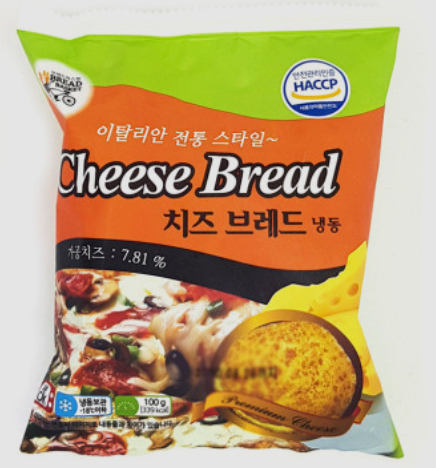 치즈브레드 버거 100g