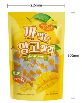 까먹는망고젤리500g(봉)-개별포장