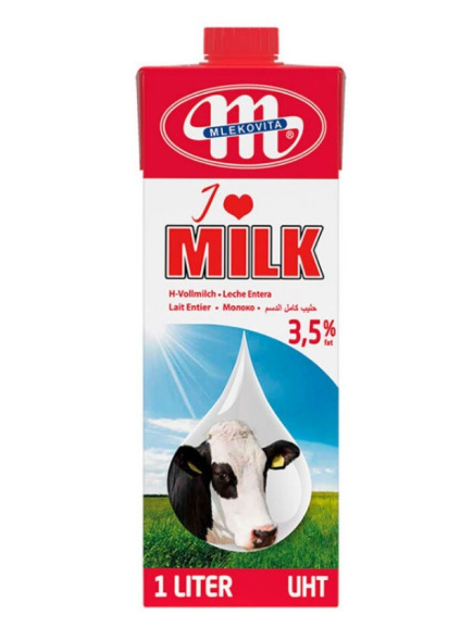 수입-믈레코비타 멸균우유(아이러브밀크)박스  