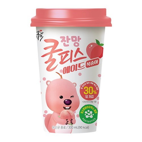 동원-소와나무 쿨피스 에이드 복숭아 300ml(행사)