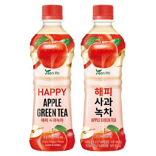 연호음료-사과녹차350ml펫
