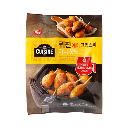 (동원)퀴진 에어 크리스피핫도그450g
